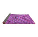 Sideview of Persian Purple Traditional Rug, tr4508pur