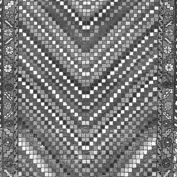 Serging Thickness of Machine Washable Persian Gray Traditional Rug, wshtr4508gry