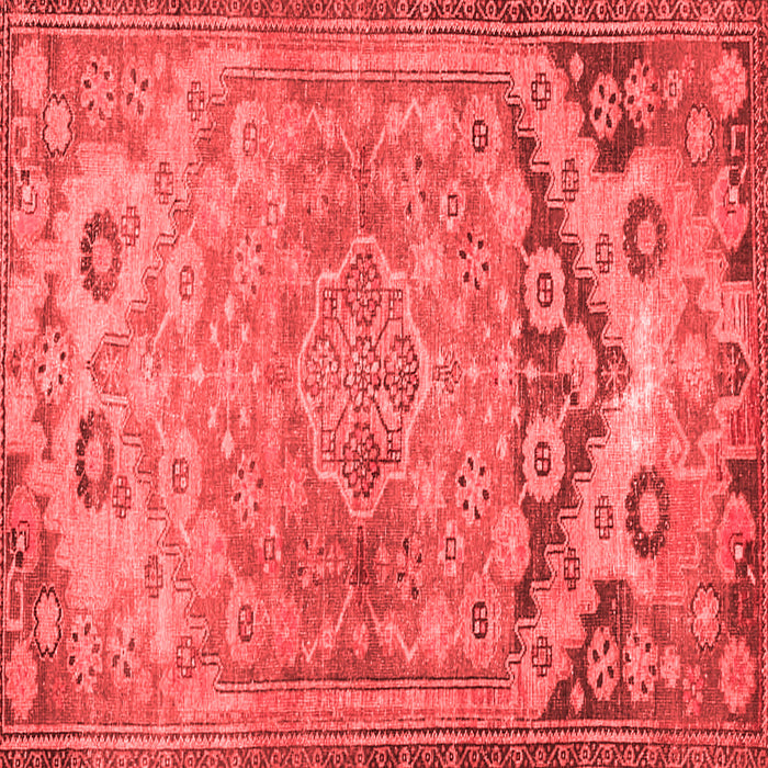 Machine Washable Persian Red Traditional Rug, wshtr4509red