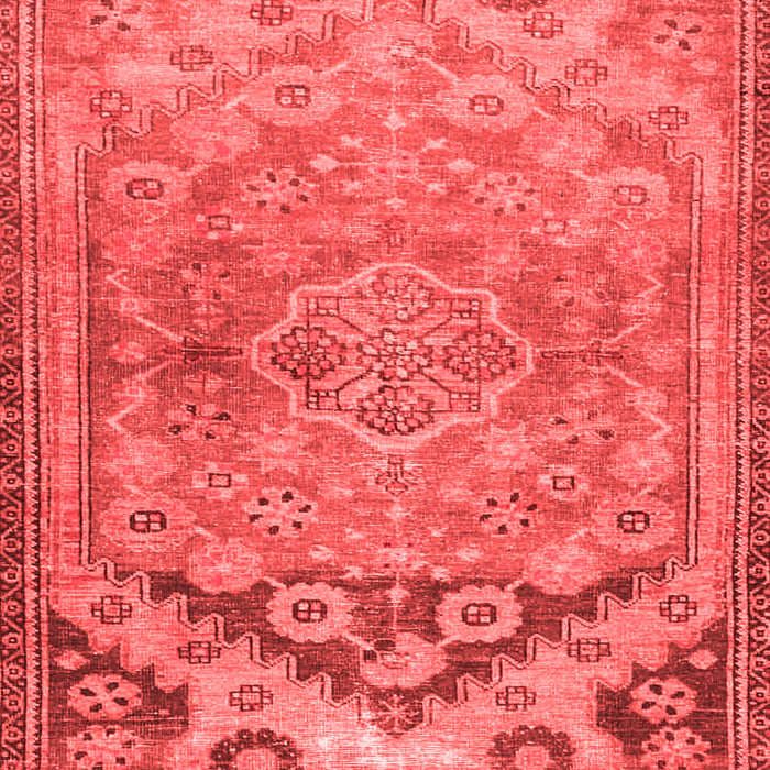 Machine Washable Persian Red Traditional Rug, wshtr4509red