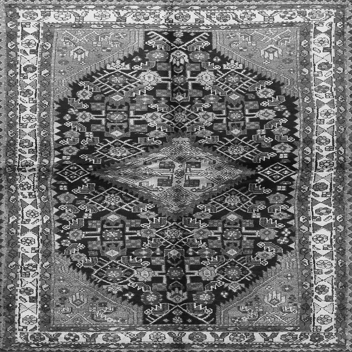 Serging Thickness of Persian Gray Traditional Rug, tr450gry