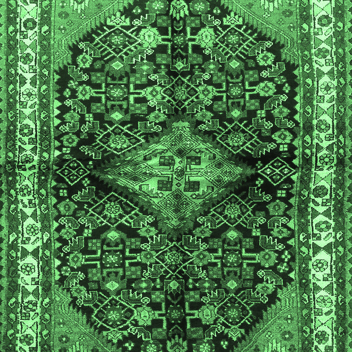 Persian Emerald Green Traditional Rug, tr450emgrn