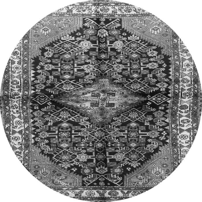Square Persian Gray Traditional Rug, tr450gry