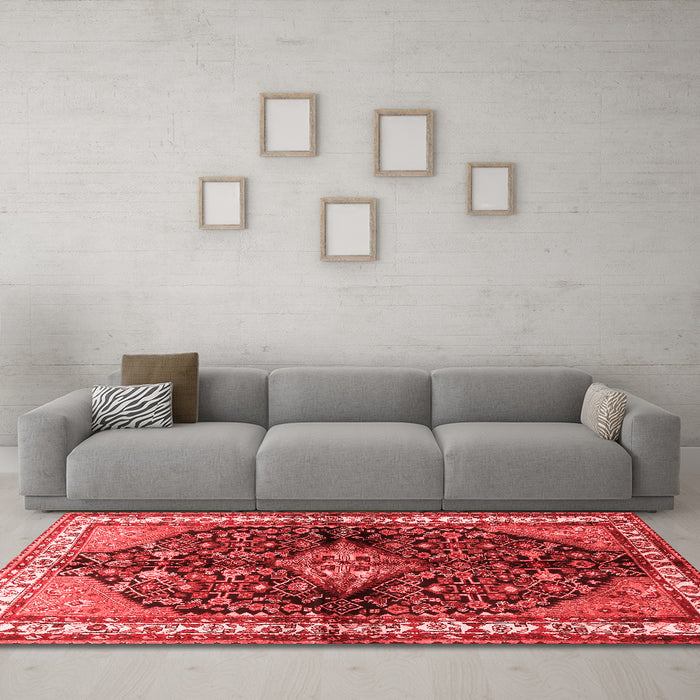 Traditional Red Washable Rugs