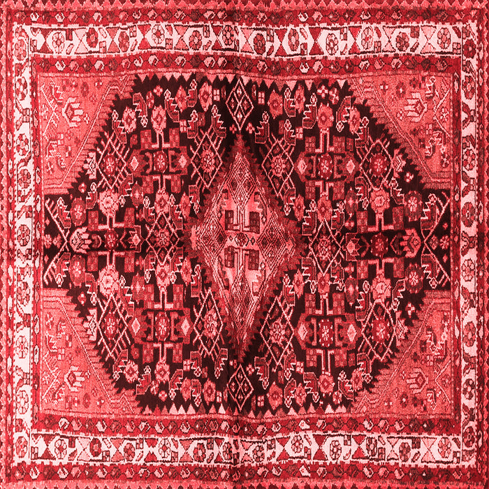 Machine Washable Persian Red Traditional Rug, wshtr450red