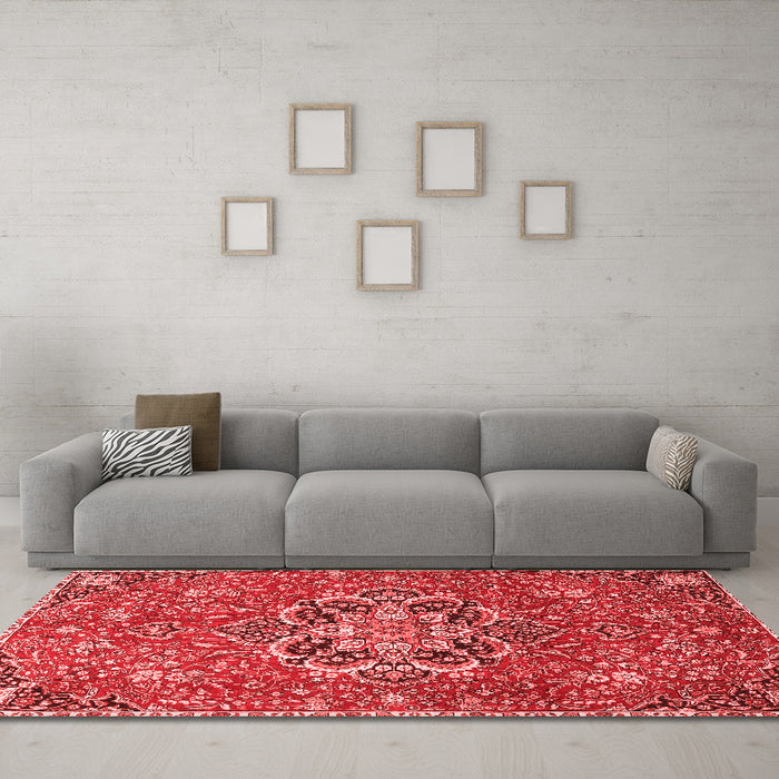 Traditional Red Washable Rugs