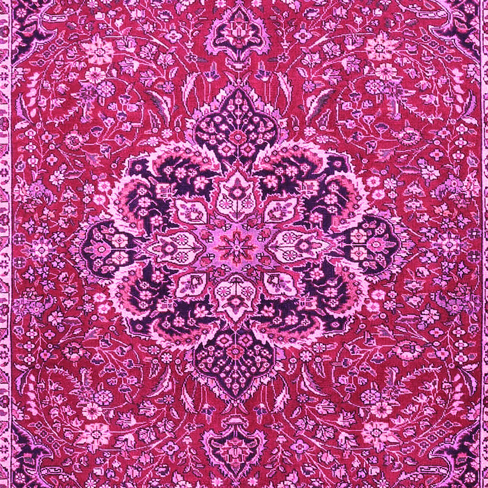 Medallion Pink Traditional Rug, tr4510pnk