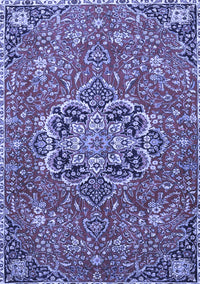 Medallion Blue Traditional Rug, tr4510blu