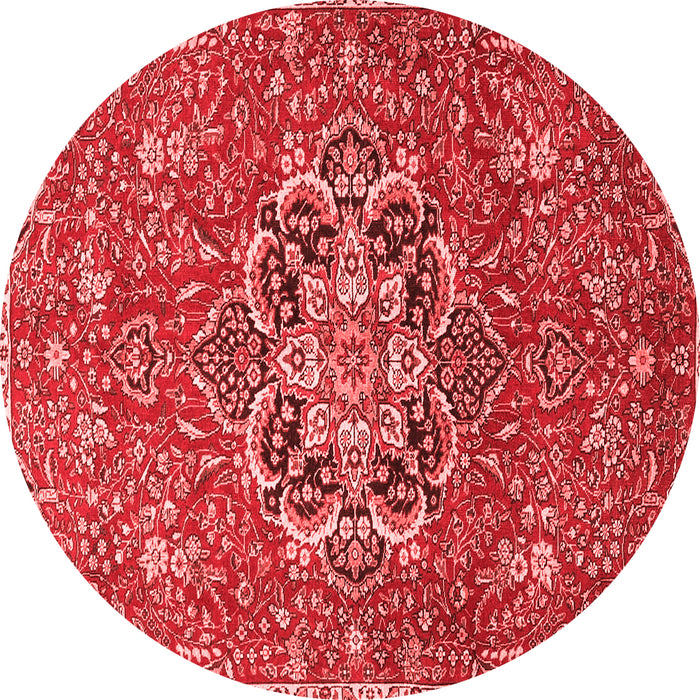 Medallion Red Traditional Rug, tr4510red