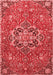 Medallion Red Traditional Area Rugs