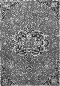 Medallion Gray Traditional Rug, tr4510gry