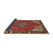 Sideview of Traditional Red Medallion Rug, tr4511