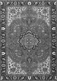 Medallion Gray Traditional Rug, tr4511gry