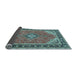 Sideview of Medallion Light Blue Traditional Rug, tr4512lblu