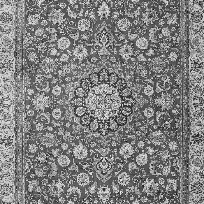 Medallion Gray Traditional Rug, tr4513gry