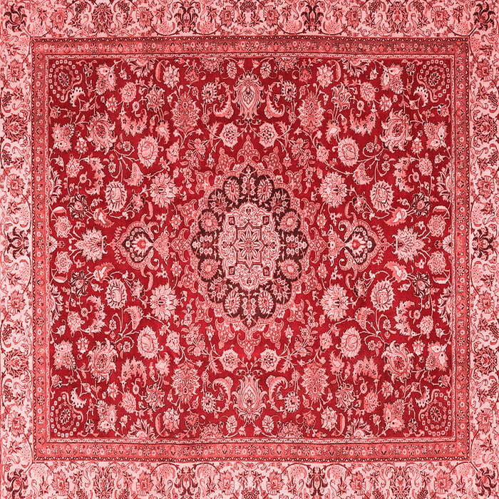 Medallion Red Traditional Rug, tr4513red