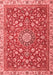 Medallion Red Traditional Area Rugs