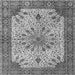 Serging Thickness of Persian Gray Traditional Rug, tr4514gry