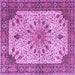 Square Persian Purple Traditional Rug, tr4514pur