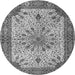 Square Persian Gray Traditional Rug, tr4514gry