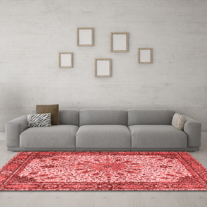 Traditional Red Washable Rugs