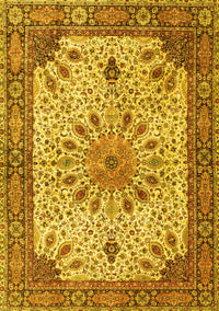 Persian Yellow Traditional Rug, tr4514yw