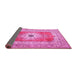Sideview of Persian Pink Traditional Rug, tr4515pnk