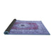 Sideview of Persian Blue Traditional Rug, tr4515blu