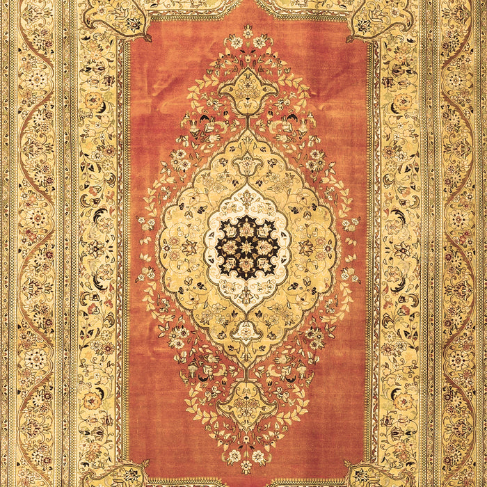 Machine Washable Persian Brown Traditional Rug, wshtr4515brn