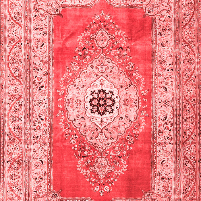 Machine Washable Persian Red Traditional Rug, wshtr4515red