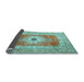 Sideview of Persian Light Blue Traditional Rug, tr4515lblu