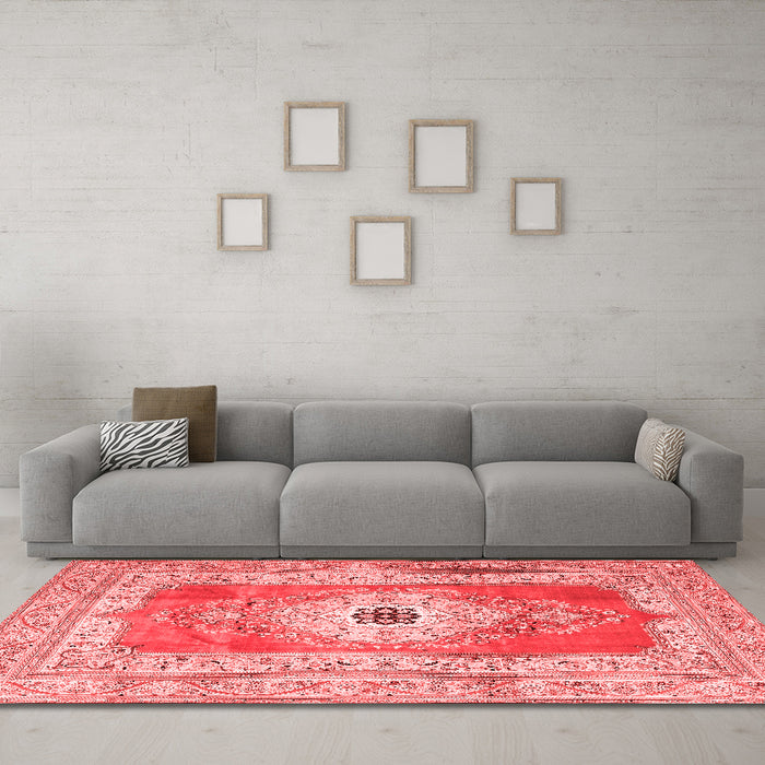 Traditional Red Washable Rugs