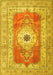 Machine Washable Persian Yellow Traditional Rug, wshtr4515yw