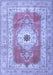 Machine Washable Persian Blue Traditional Rug, wshtr4515blu