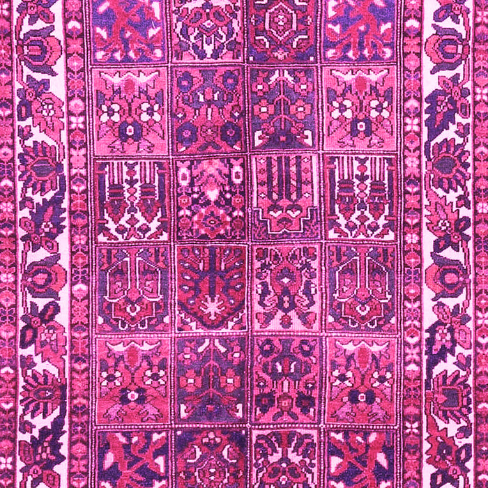 Machine Washable Persian Pink Traditional Rug, wshtr4516pnk