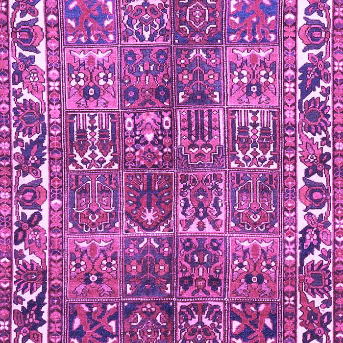 Machine Washable Persian Purple Traditional Area Rugs, wshtr4516pur