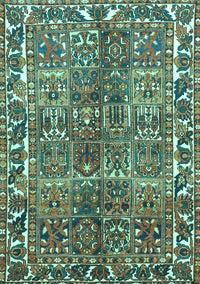 Persian Turquoise Traditional Rug, tr4516turq