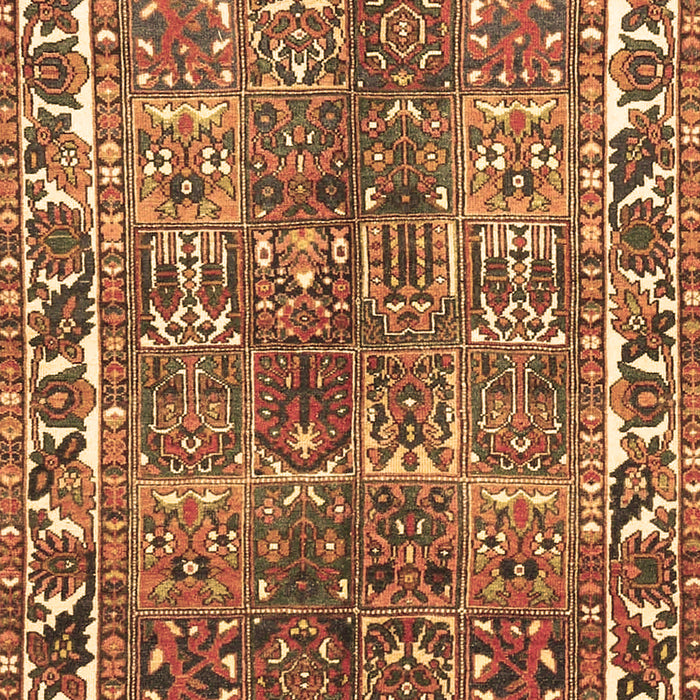 Machine Washable Persian Brown Traditional Rug, wshtr4516brn