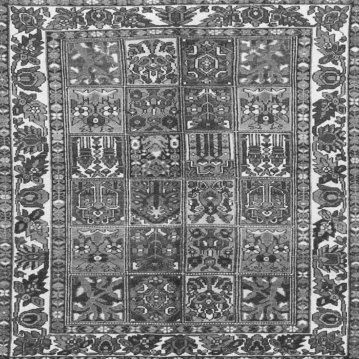 Serging Thickness of Persian Gray Traditional Rug, tr4516gry