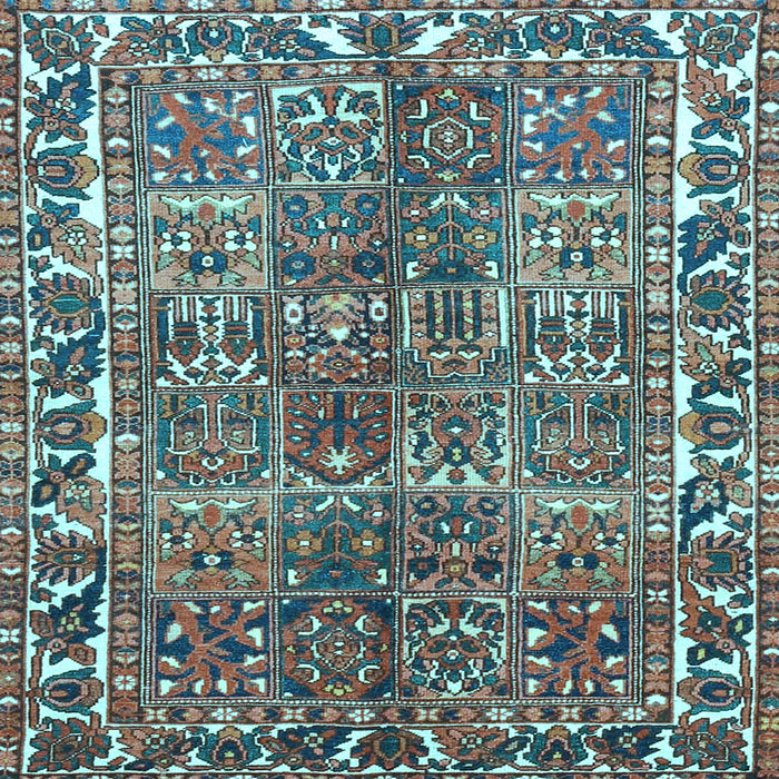 Square Persian Light Blue Traditional Rug, tr4516lblu