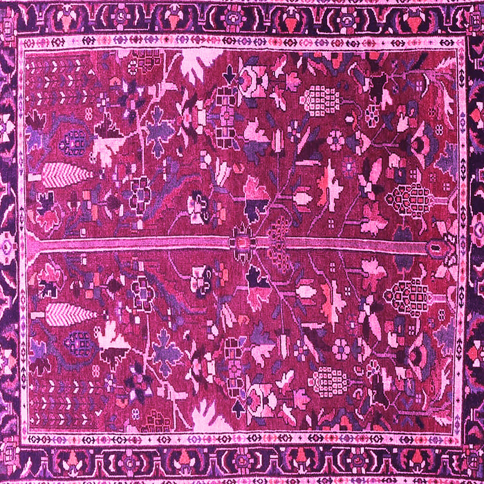 Square Machine Washable Animal Pink Traditional Rug, wshtr4517pnk
