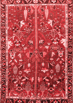 Animal Red Traditional Area Rugs