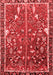 Animal Red Traditional Area Rugs