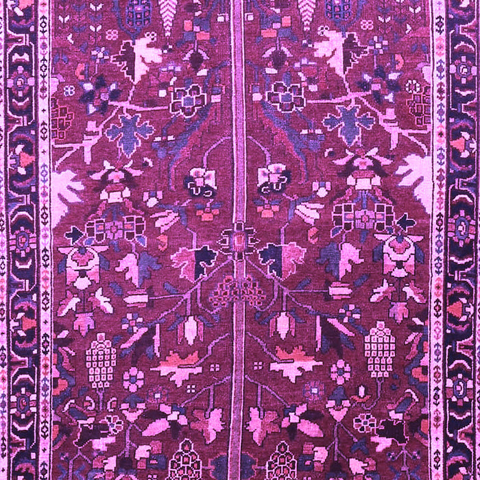 Machine Washable Animal Purple Traditional Area Rugs, wshtr4517pur