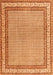 Persian Orange Traditional Rug, tr4518org