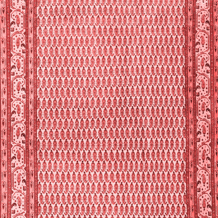 Machine Washable Persian Red Traditional Rug, wshtr4518red