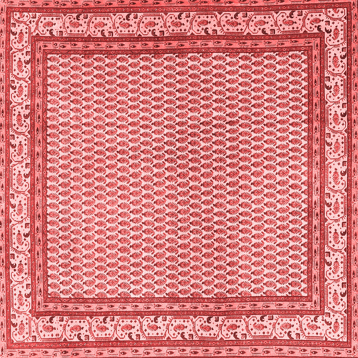 Machine Washable Persian Red Traditional Rug, wshtr4518red