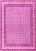 Machine Washable Persian Pink Traditional Rug, wshtr4518pnk