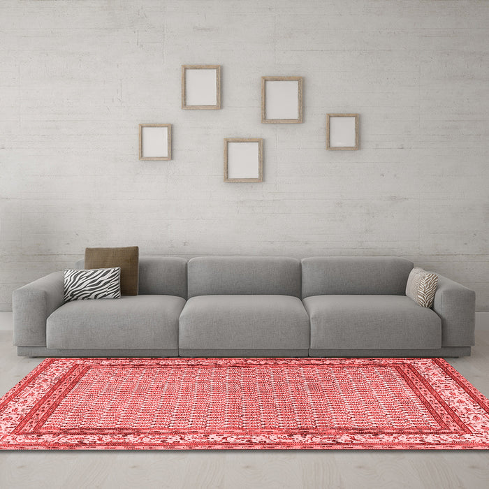 Traditional Red Washable Rugs
