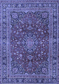 Medallion Blue Traditional Rug, tr4519blu